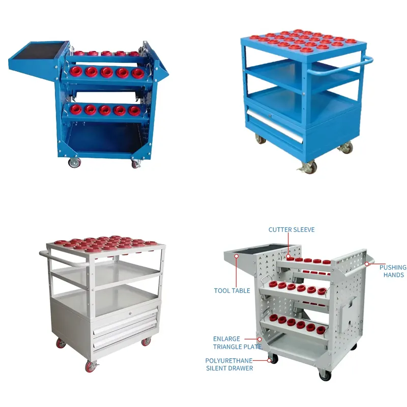 Workshop Tools Holder - Troli Kabinet Penyimpanan Peralatan CNC Bengkel
