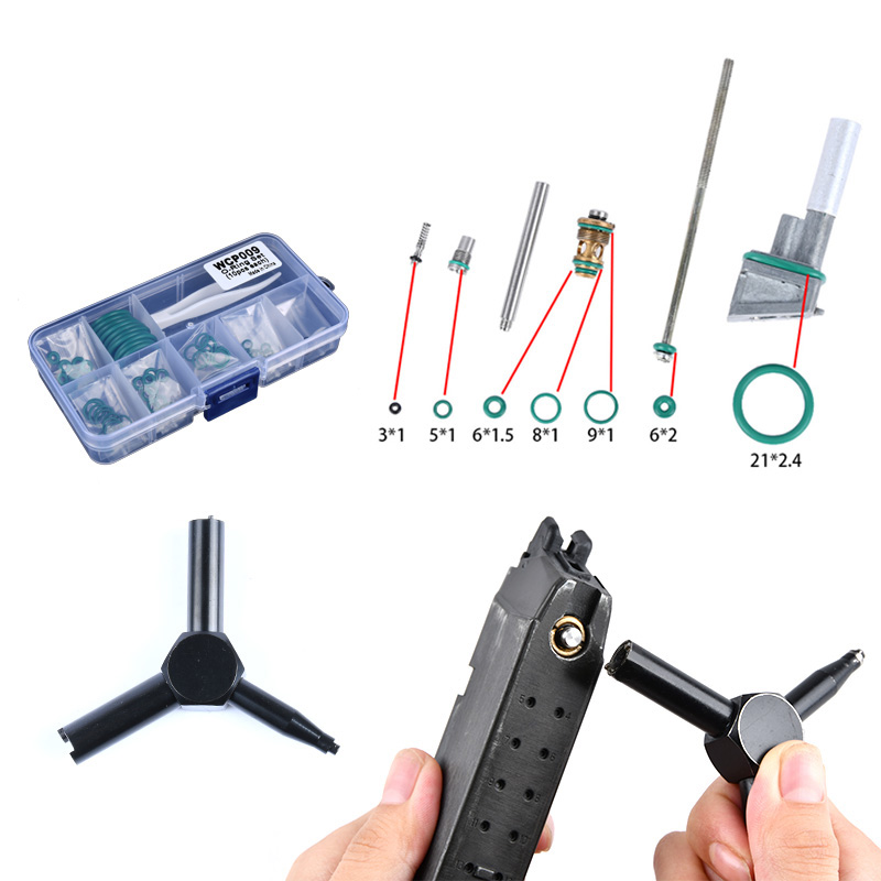 Maintenance Workshop Tools - Set Gasket Seal O-Ring Silikon Hijau