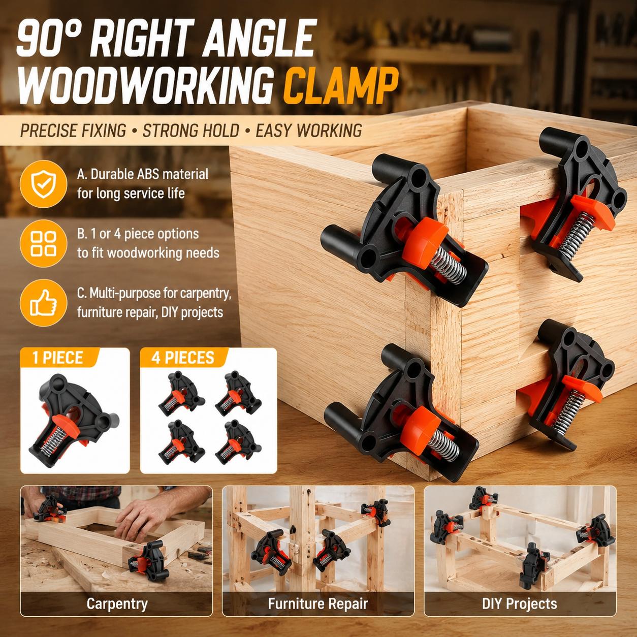 Kit Penjepit Sudut 90 Derajat  - Angle Clamp 90 ulasan dan harga